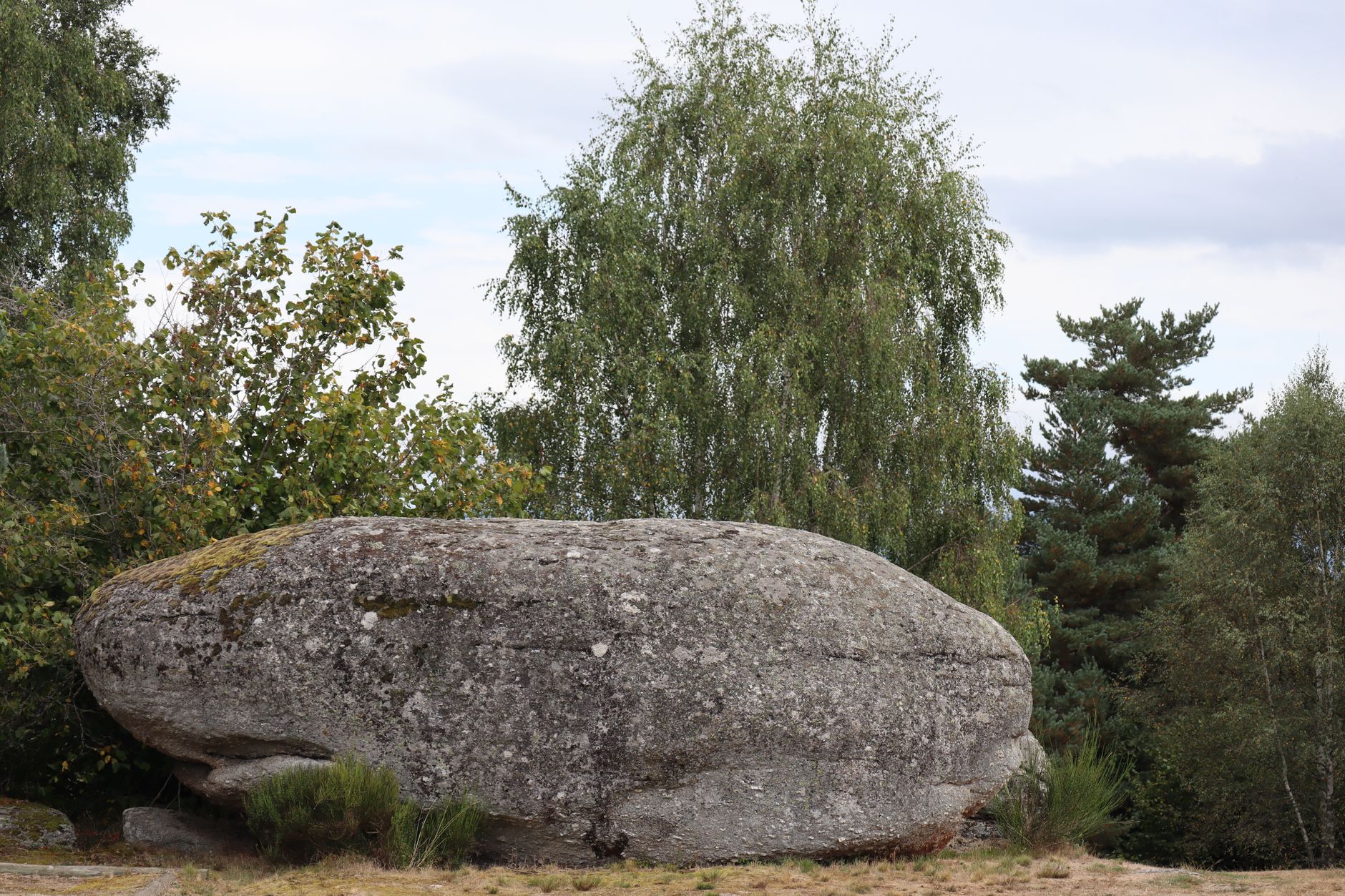 High altitude granite boulder terrain in a Spanish mountain range