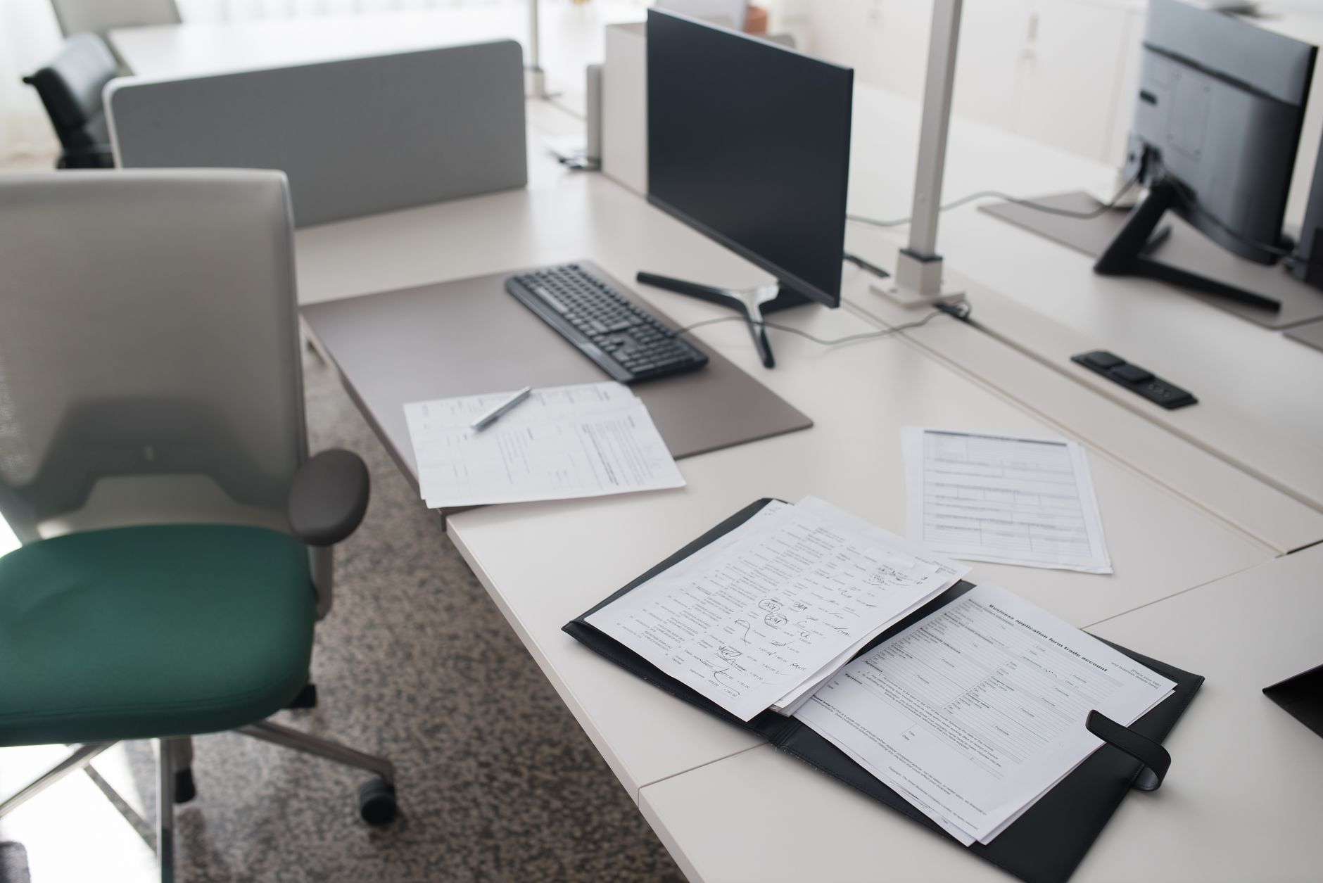 Export and customs documents prepared for international shipment, representing the trophy shipping process